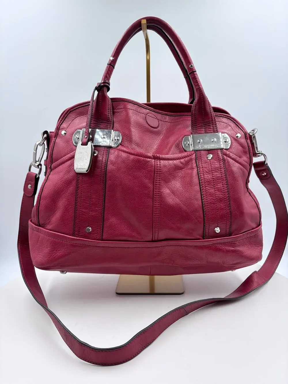 Makowsky Red Hand Bag/Crossbody purse